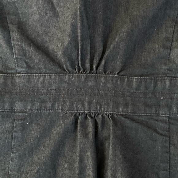 Halogen dark chambray denim two-button blazer Size Small - Picture 4 of 7